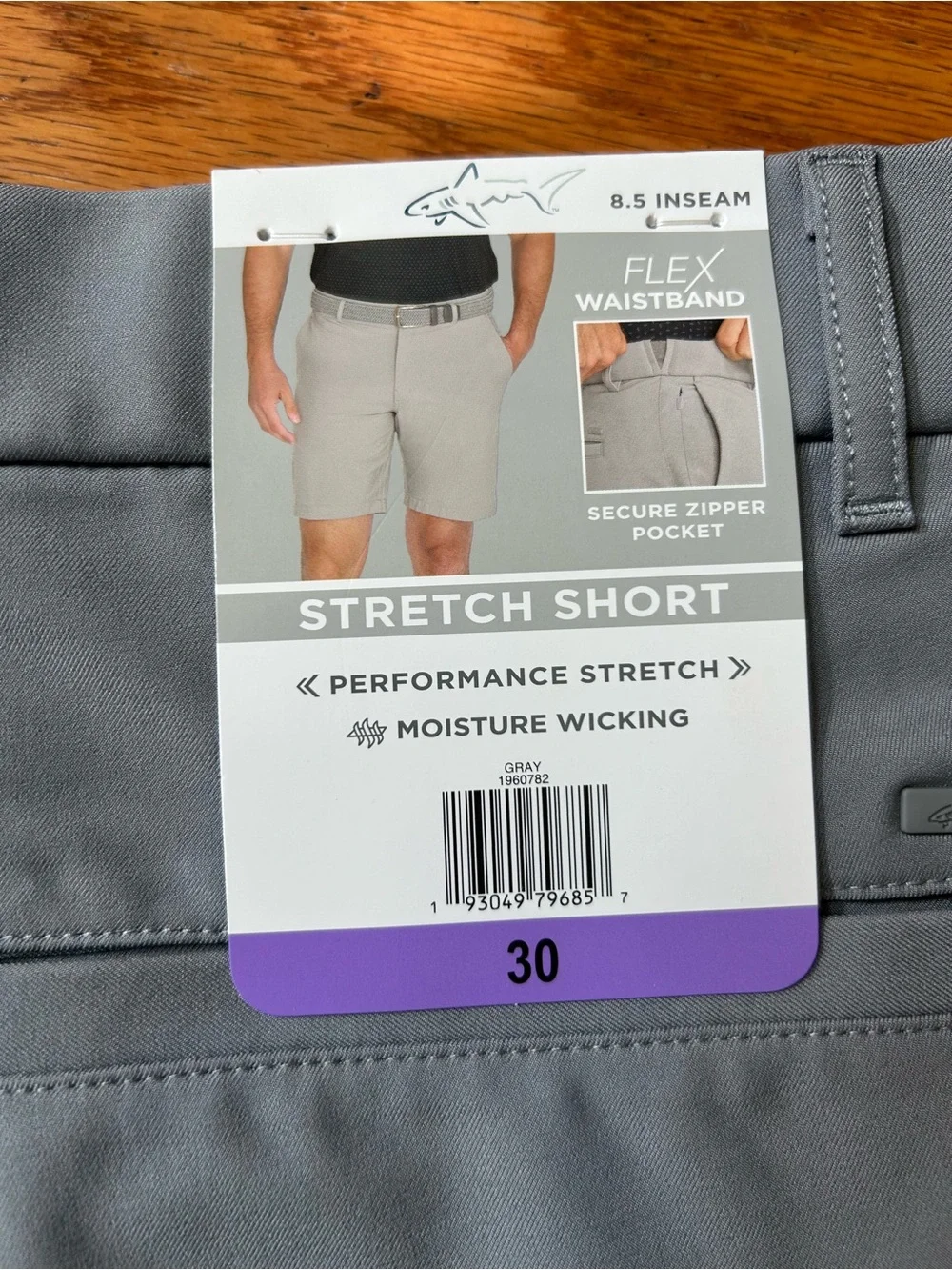 NWT Greg Norman men’s 8.5” inseam Performance stretch Shorts